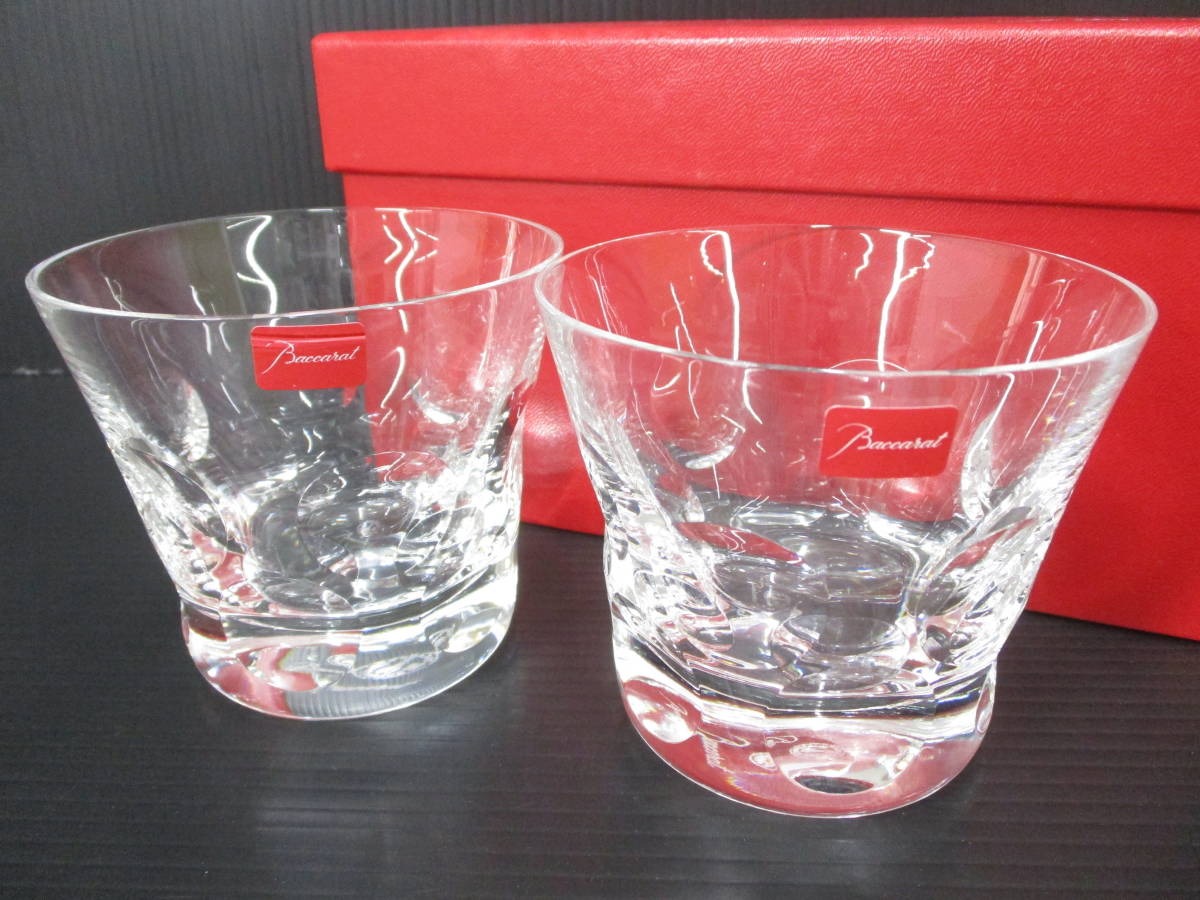 【人気定番，定番】 220830-005 Baccarat バカラ ベルーガ ロックグラス ペア 箱付(バカラ)｜売買されたオークション情報、yahooの商品情報をアーカイブ公開 - オークファン バカラ