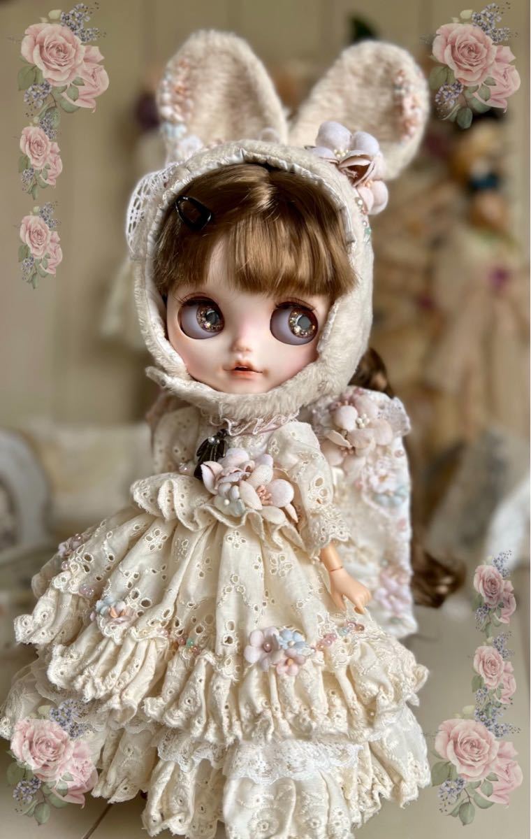 ブライスさんのお洋服 うさぎ耳 * アウトフィット * 洋服 * Blythe