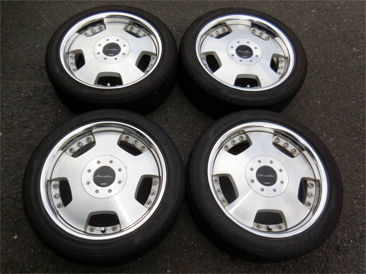 WORK ユーロライン DH 15×5.5J 38 4H&5H PCD100 カットクリア 