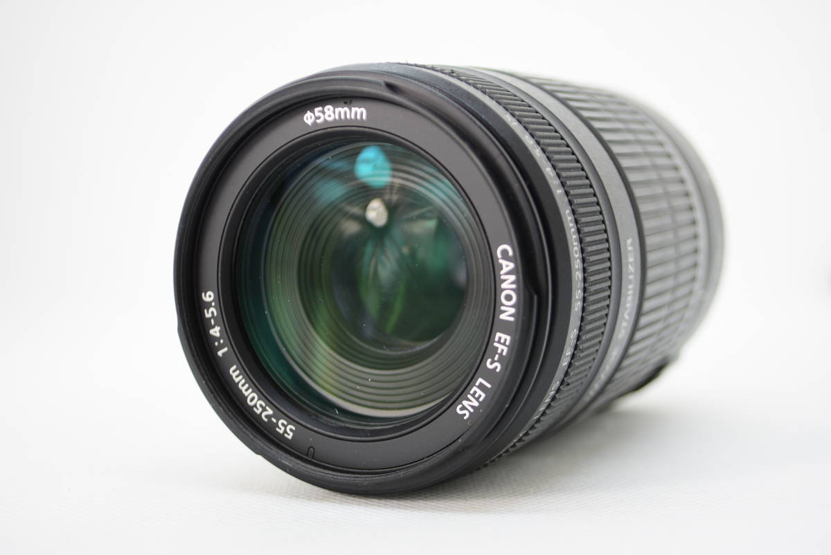 ☆実用品☆CANON キヤノン EF-S 55-250mm F4-5.6 IS #933 IS F4-