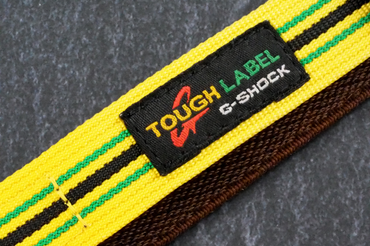 パーツ取 【CASIO】 G-SHOCK DW-003 TOUGH LABEL 黄色・カーキ色 