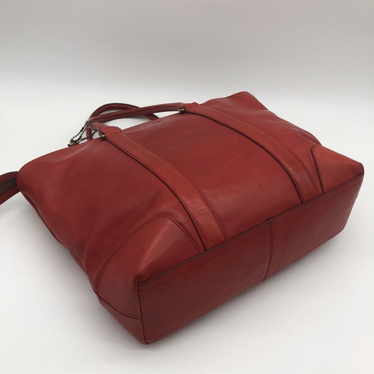 1円【極美品】COACH コーチ メンズ 2way 本革 オールレザー ビジネス 