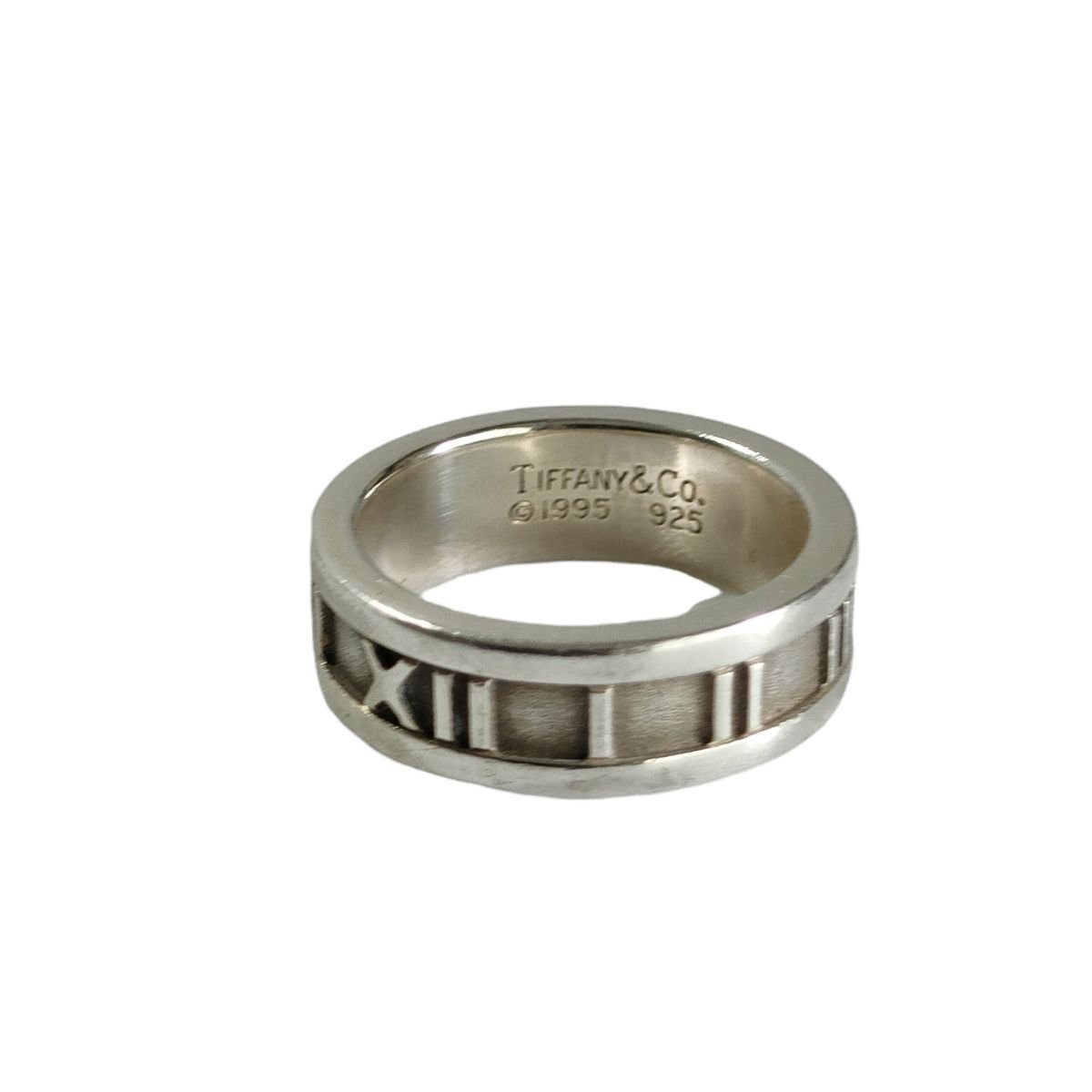 良品 TIFFANY&Co. ティファニー 925SV アトラス ローマ数字 リング 
