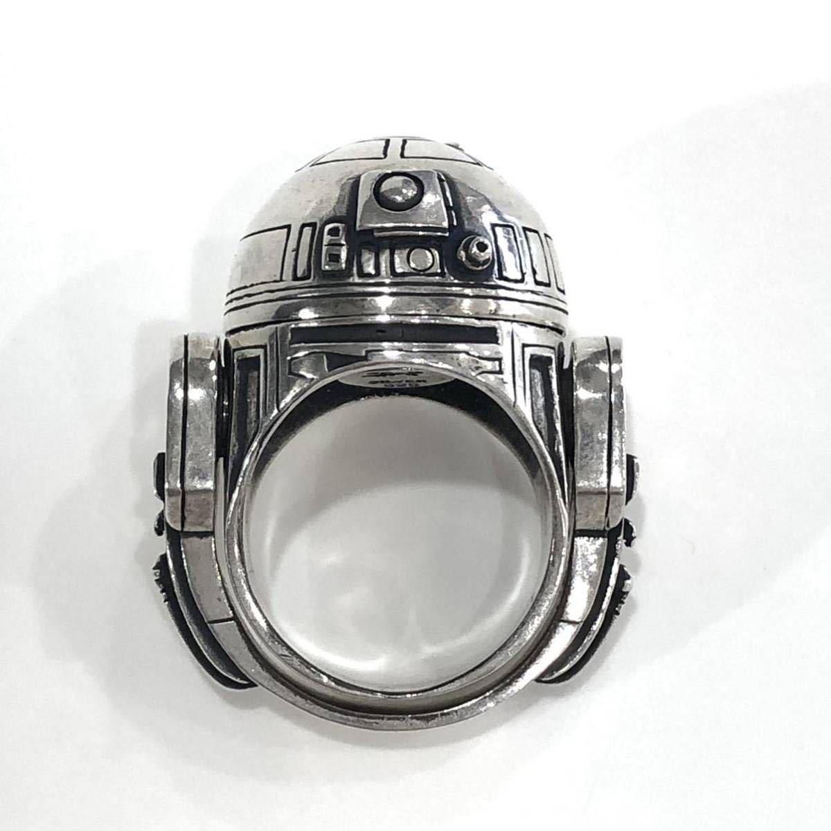 希少 STAR WARS スターウォーズ R2D2 スターリングシルバー 指輪 