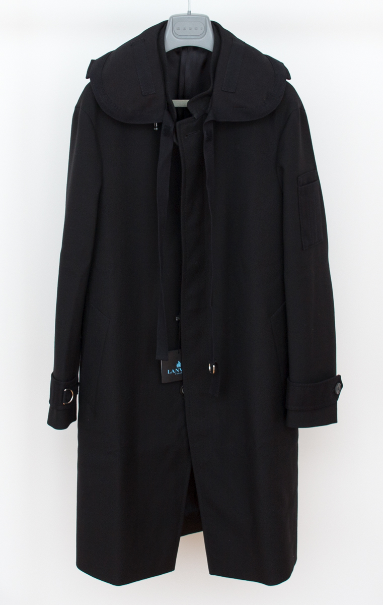 新品 44 ランバン 秋冬 ミリタリーコート ルカオッセンドライバー