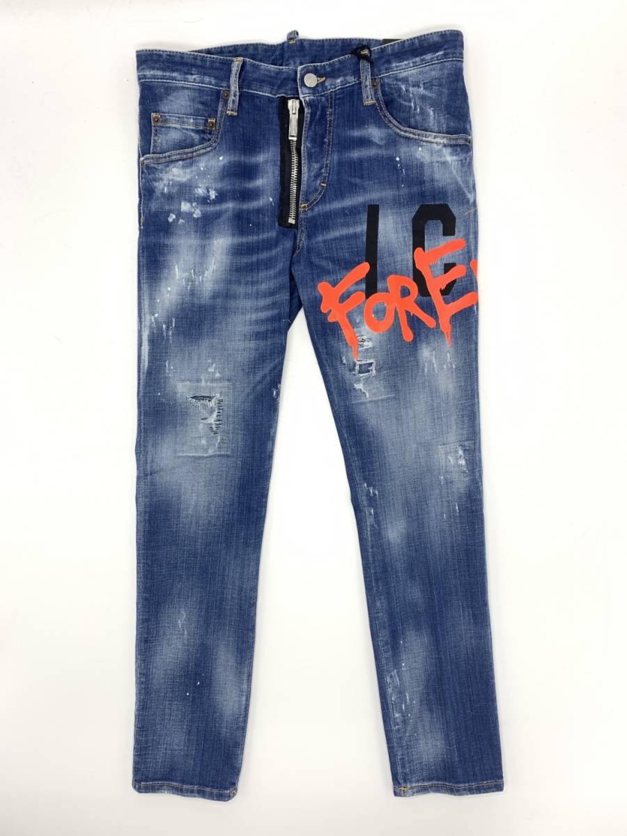 サイズ選択】定価105600円☆DSQUARED2☆ICON FOREVER プリント 