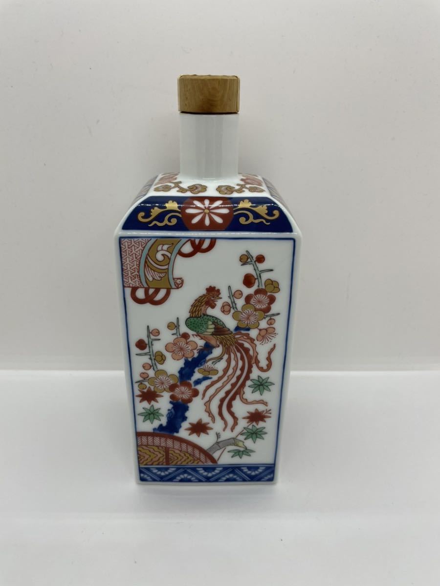 有田焼 陶器 古伊万里手 染錦牡丹鳳凰絵 サントリー 古伊万里 SUNTORY 手染