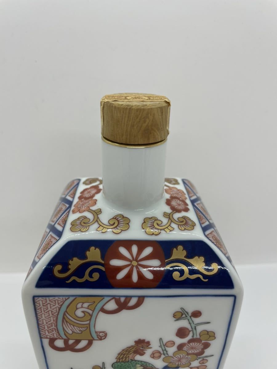 有田焼 陶器 古伊万里手 染錦牡丹鳳凰絵 サントリー 古伊万里 SUNTORY 手染