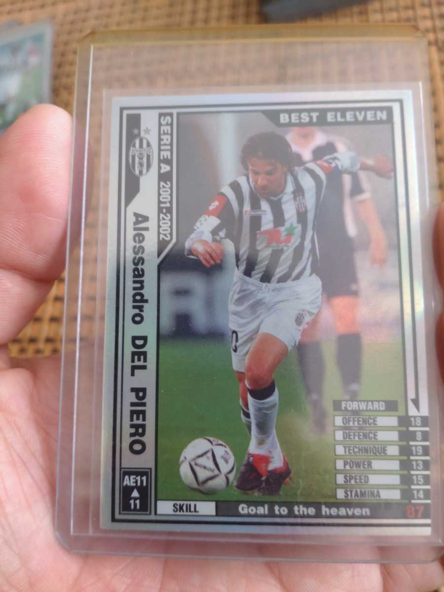 wccf 2001-2002 サッカー カード WCCF 2001-2002 AE デル・ピエロ 甘かっ