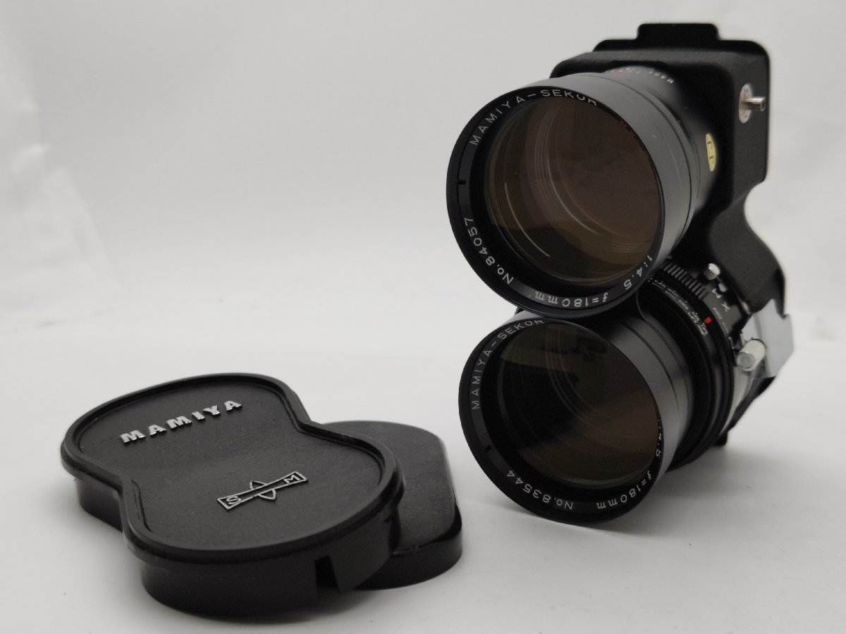 【中古】MAMIYA-SEKOR SUPER 180ｍｍ F4.5 マミヤ くもり 薄カビ