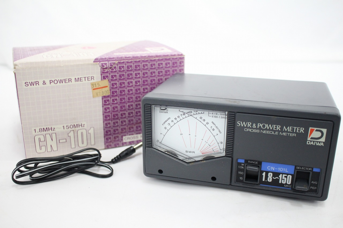 【行董】DAIWA ダイワ CN-101N SWR&POWER METER オーフナNASAカルメンCB無線 現状渡し 箱付き ゆうパック AO628BOS84