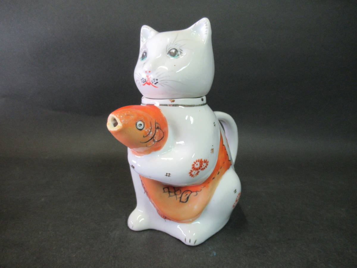 HOT，新作登場 広吉堂 中国 猫 急須 茶器 招き猫 陶器 置物 時代物(骨董陶磁器一般)｜売買されたオークション情報、yahooの商品情報をアーカイブ公開 - オークファン 骨董陶磁器一般