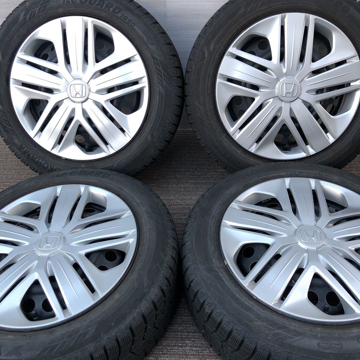 低価，豊富な 185/60R15 YOKOHAMA/iceGUARD iG60 2017年製 ホンダ フィット 純正 15インチ 6J ＋50 100 4H ヨコハマ スタッドレス 4本 シャトル(スタッドレスタイヤ)｜売買されたオークション情報、yahooの商品情報をアー 4穴