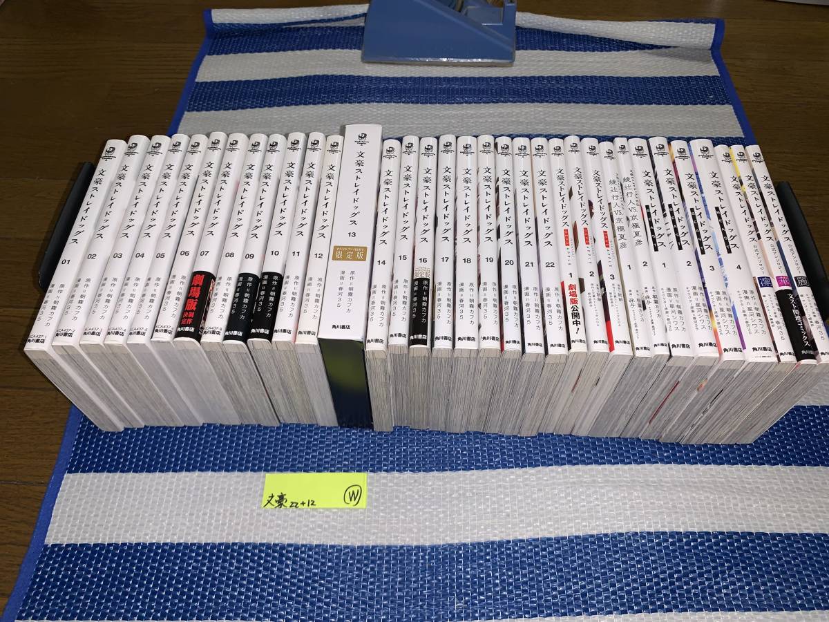 文豪ストレイドッグス 1-22巻・他12冊 文豪ストレイドッグス 1～22巻+12冊 W 文豪ストレイドッグス 全25巻 ＋