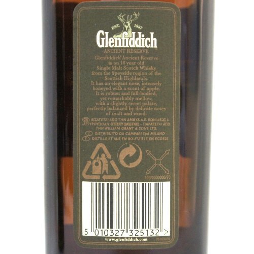 古酒・未開栓【Glenfiddich/グレンフィディック】18年 エンシェント