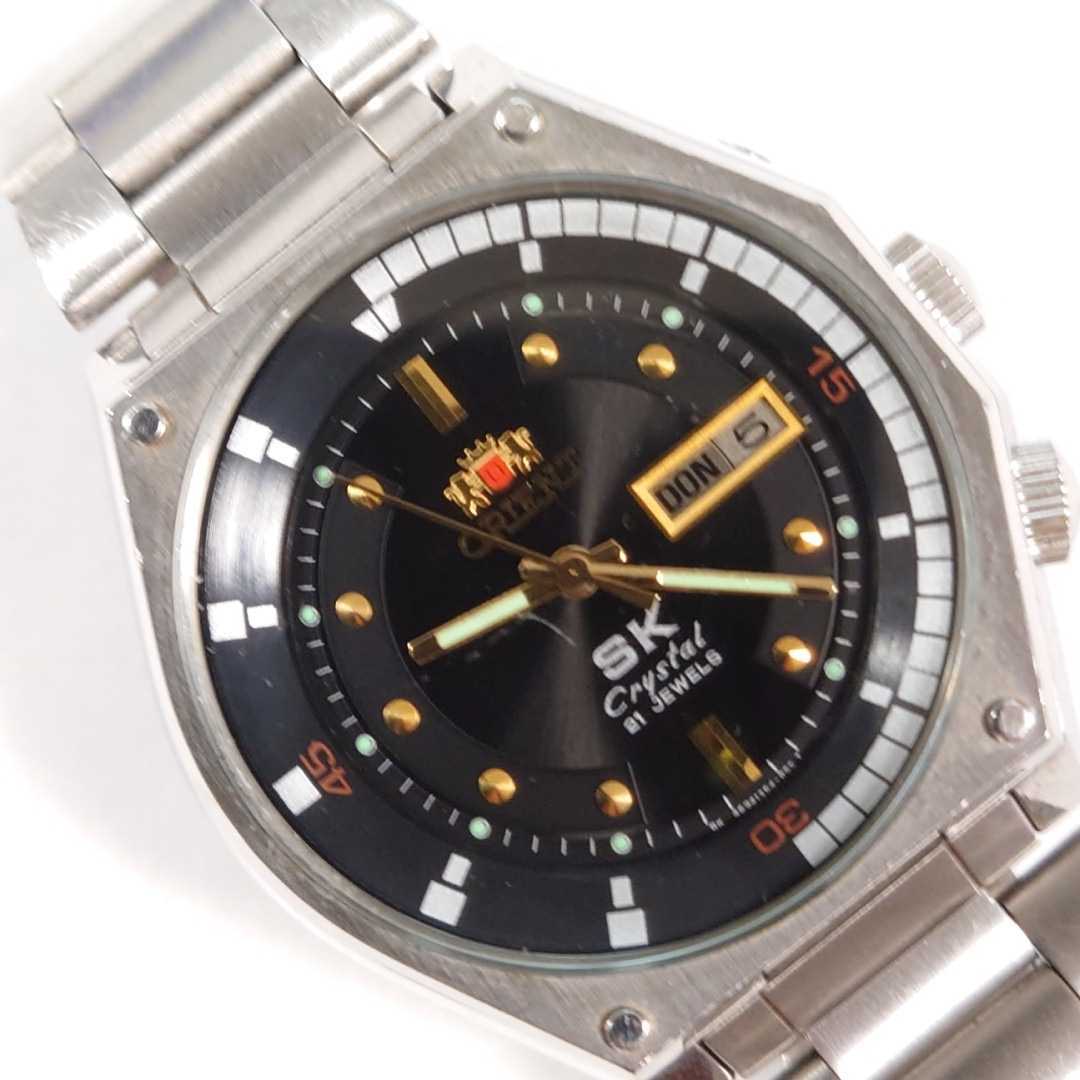 オリエント ORIENT デイデイト 21石 自動巻き 裏スケ 稼動品 【公式通販】