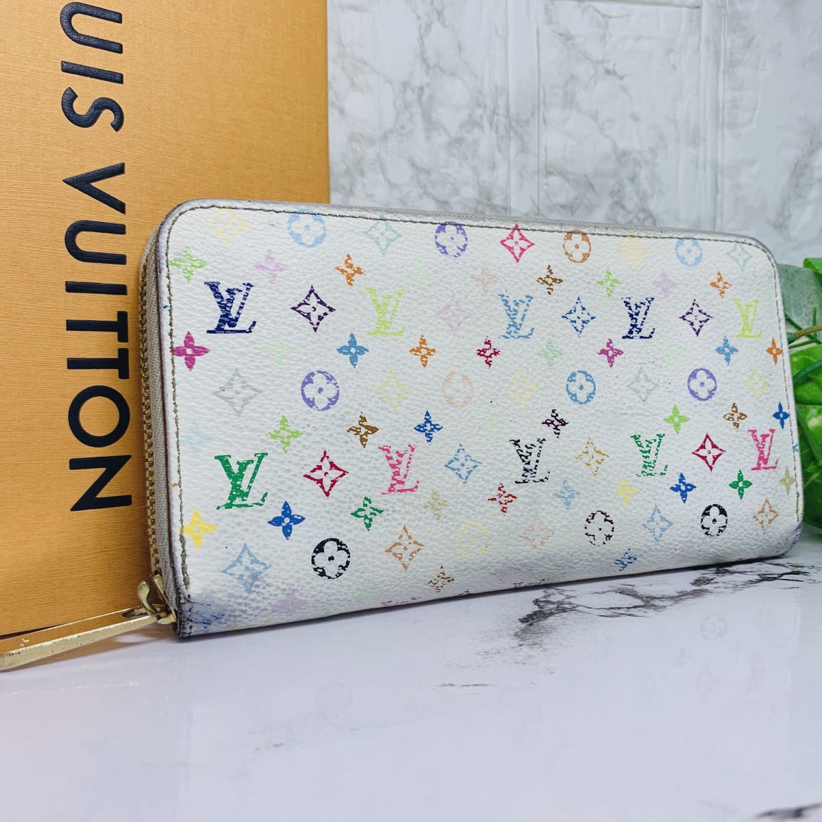 LOUIS VUITTON ルイヴィトン モノグラム マルチカラー 長財布 ジッピー 