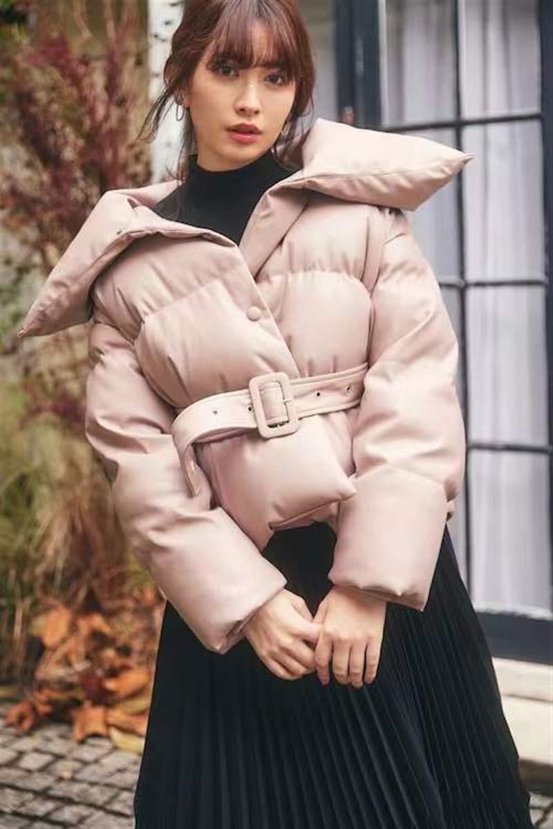 レディース Herlipto Vegan Leather Shell Down Jacket