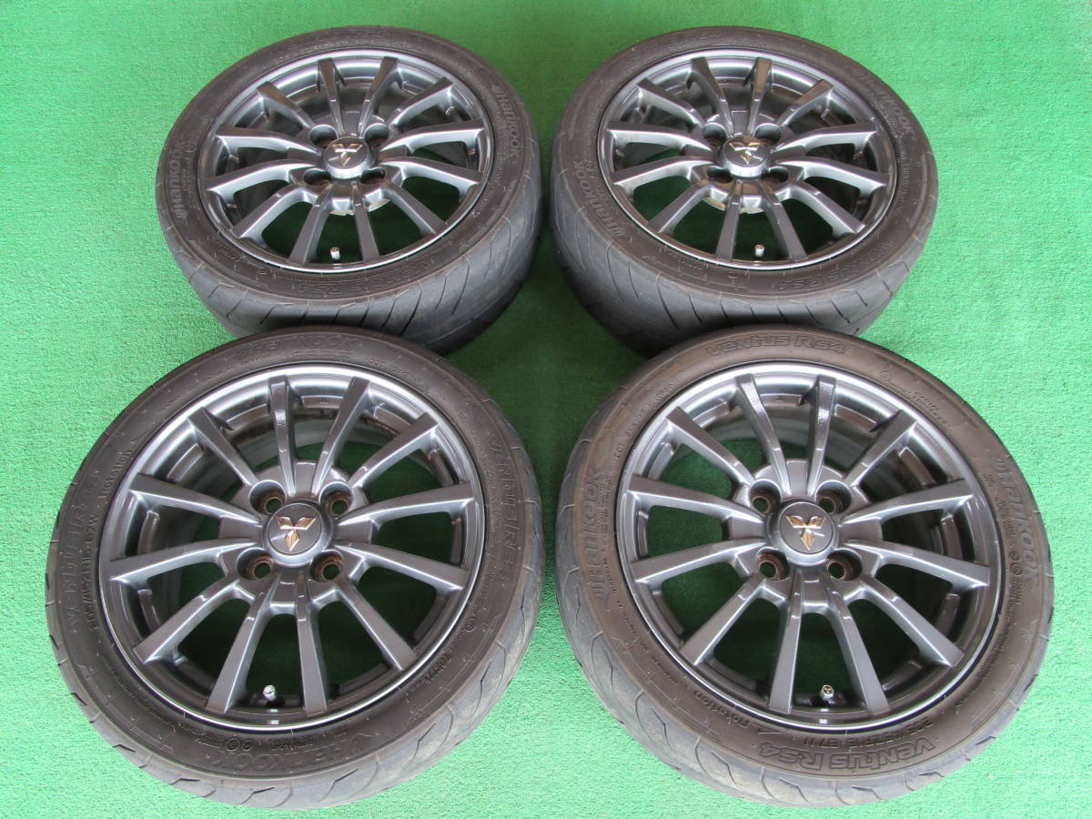 三菱 コルト ラリーアート バージョンR 後期純正 4本 ENKEI 16×6.5J+43  