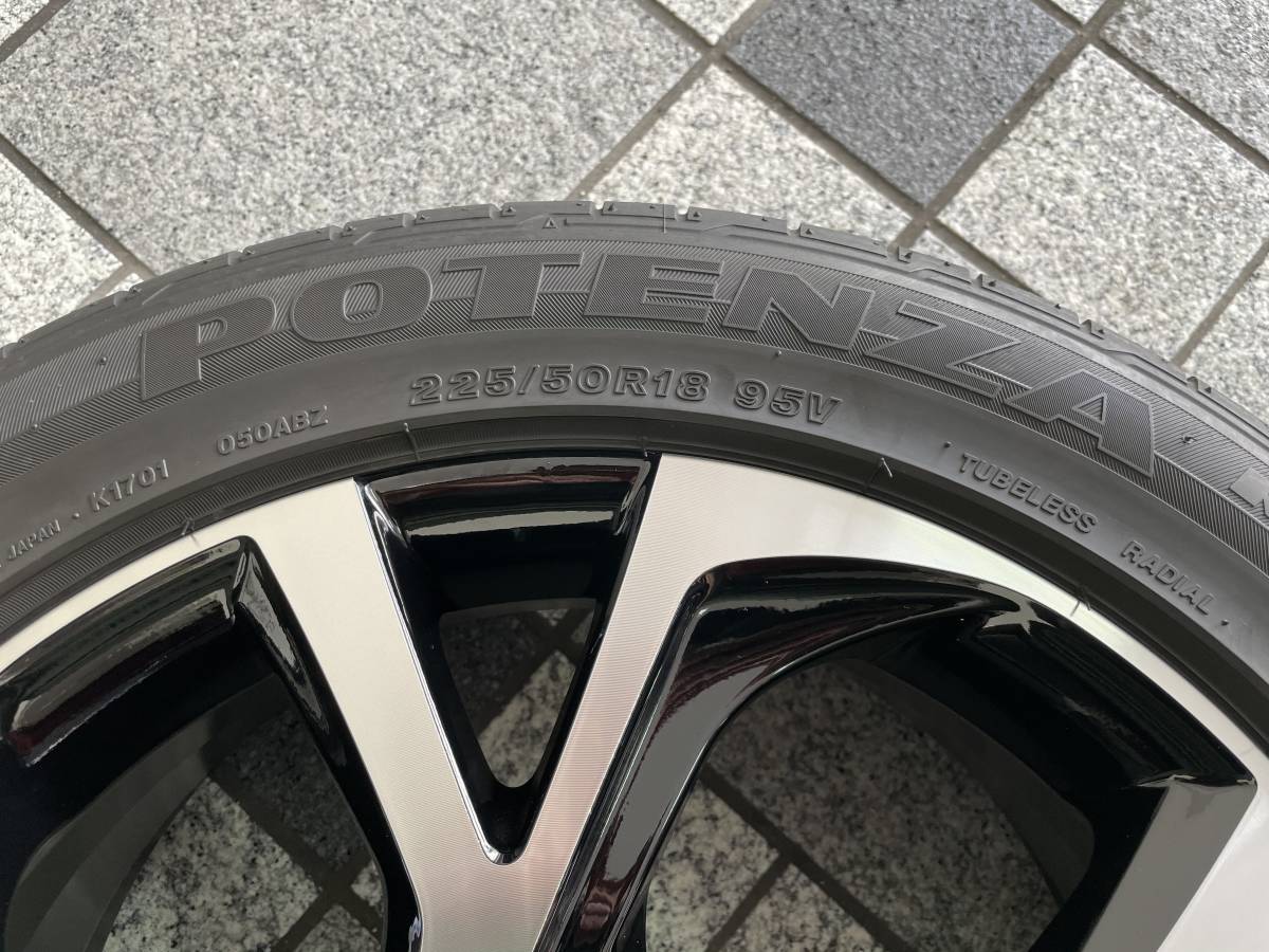 トヨタ C-HR 純正ホイール 18インチ ENKEI TBDF-870 / ブリヂストン 
