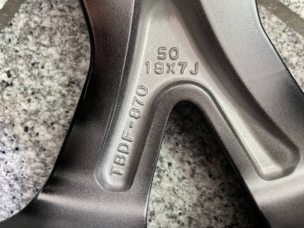 トヨタ C-HR 純正ホイール 18インチ ENKEI TBDF-870 / ブリヂストン 