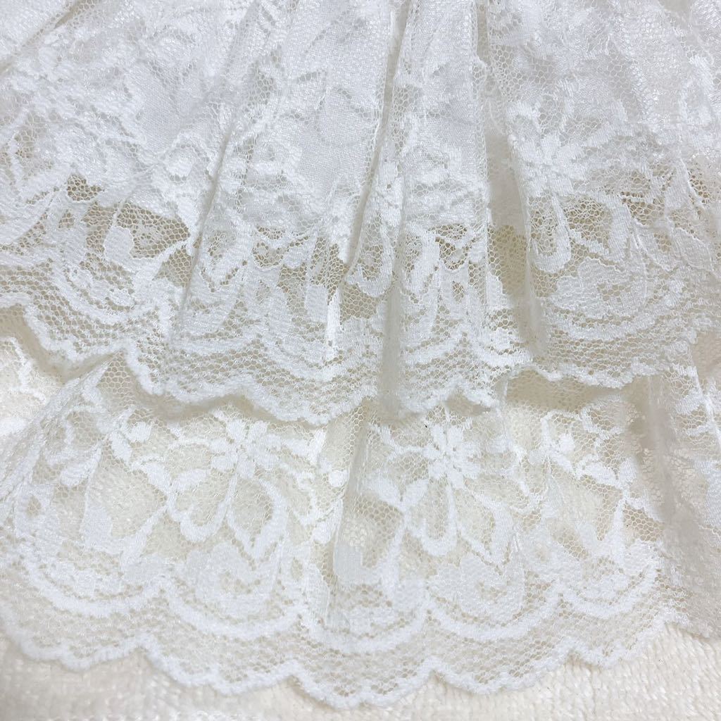 ☆メタモルフォーゼ ロングドロワーズ白☆Metamorphose ラッセルレース