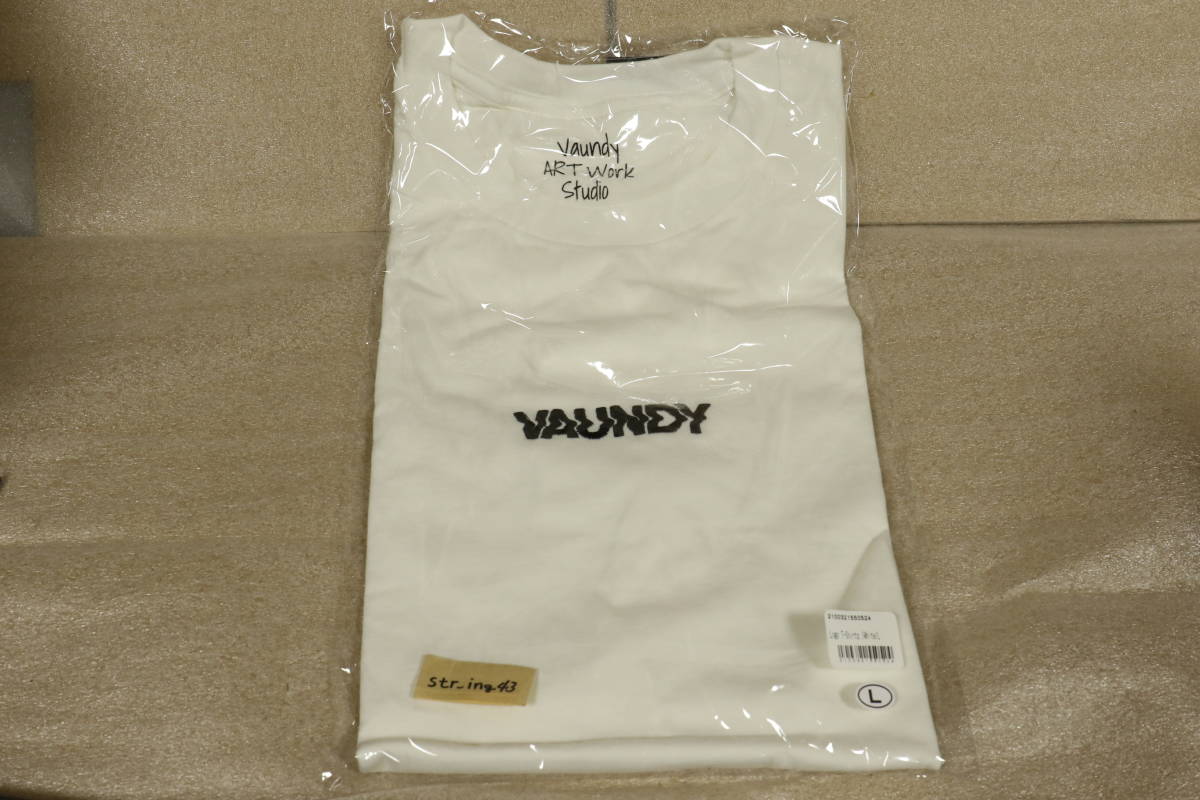 Vaundy バイカラーロゴTシャツ ブルー×ピンク Lサイズ 新品 Vaundy