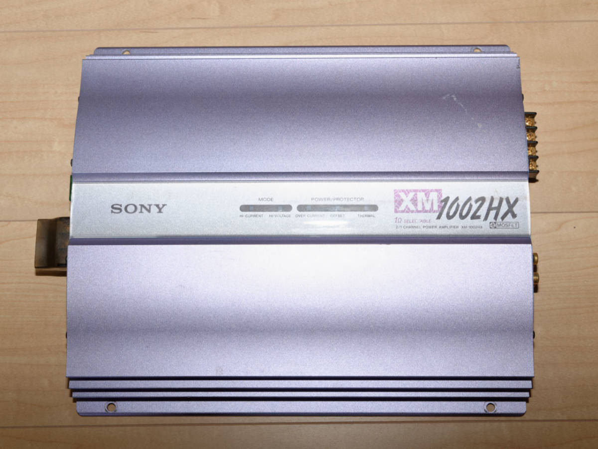 SONY XM-1002HX パワーアンプ 動作確認OK(アンプ)｜売買された