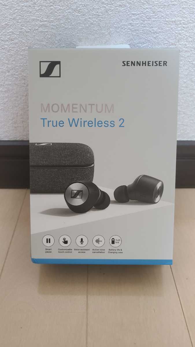 ゼンハイザー SENNHEISER Sennheiser MM-450X ノイキャン &frasl; Sennheiser ゼンハイザー Bluetooth 完全ワイヤレスイヤフォン MOMENTUM True Wireless 2ホワイト　黒