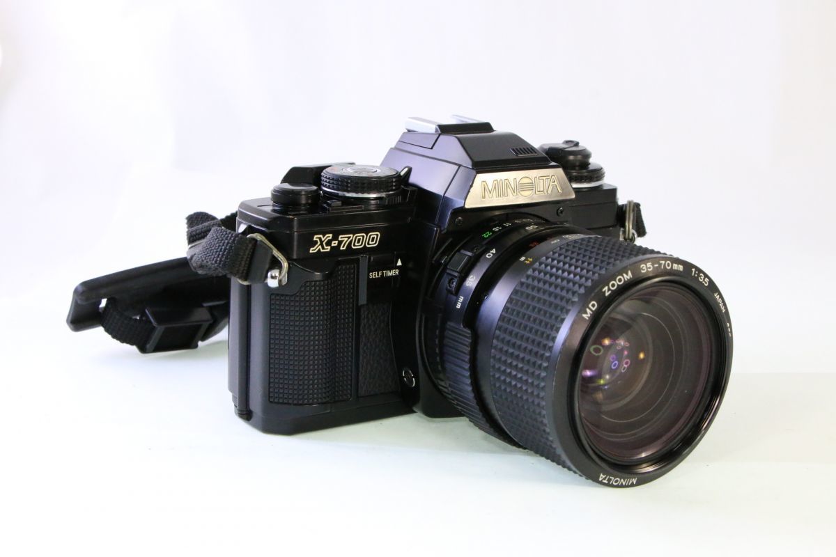 完動品】MINOLTA New X-700 フィルム 一眼レフ 動作確認済み 完動品】