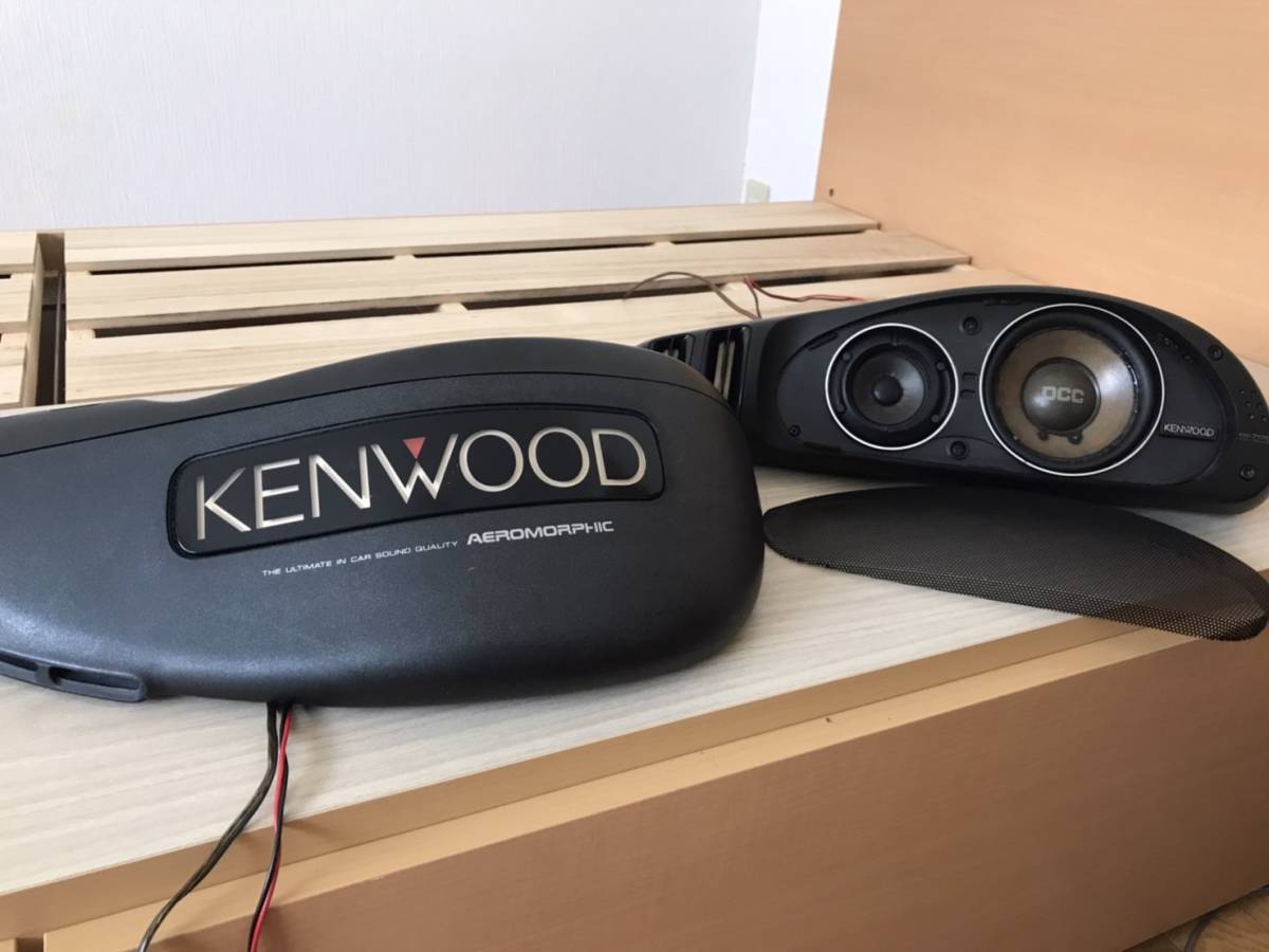 ケンウッド KSC-770S スピーカー左右 イルミ付き 点灯、音出しOK 当時