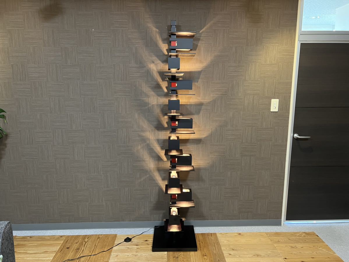 タリアセン 2 Hi ブラック フロアスタンド