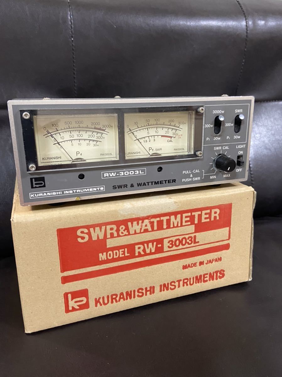 KURANISHI SWR計 RW-3003L 1.9~60MHz 中古品