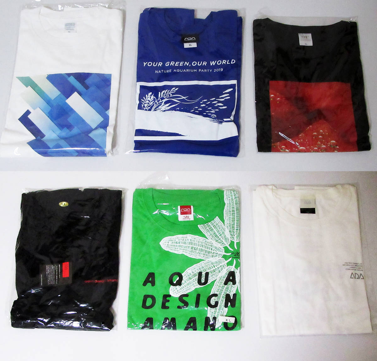 SALE，豊富な ＡＤＡ すべてXLサイズ Tシャツ６枚セット 限定品１円スタート(魚、水草)｜売買されたオークション情報、yahooの商品情報をアーカイブ公開 - オークファン その他