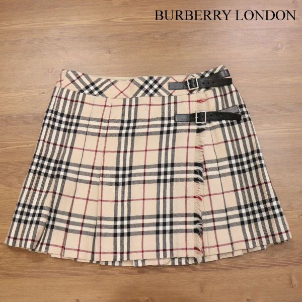 BURBERRY BLUE LABEL バーバリー ブルーレーベル プリーツ入り