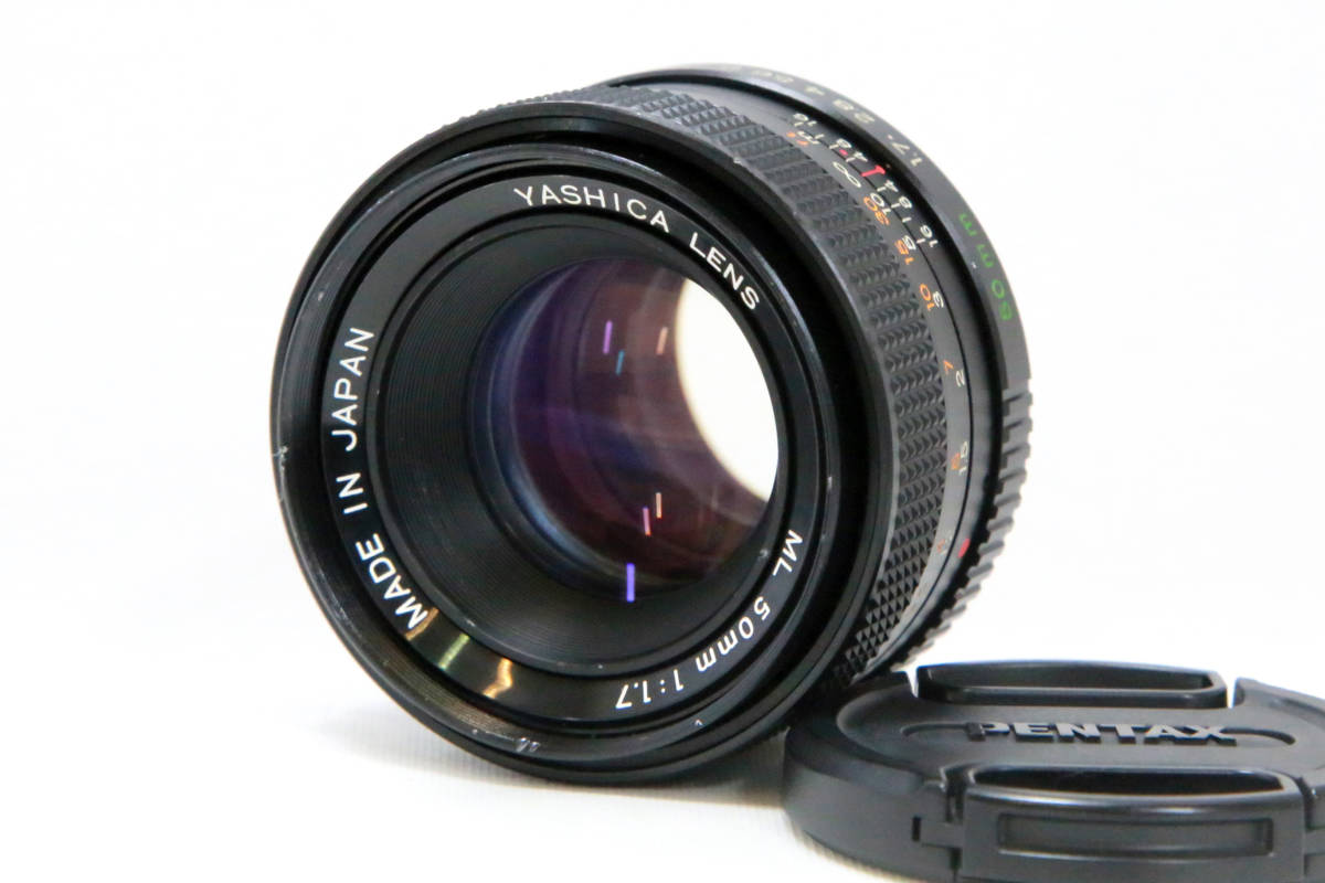 ヤシカ YASHICA ML 50mm F1.7 ☆Y/Cマウント☆ #355-11 ☆極上品・希少