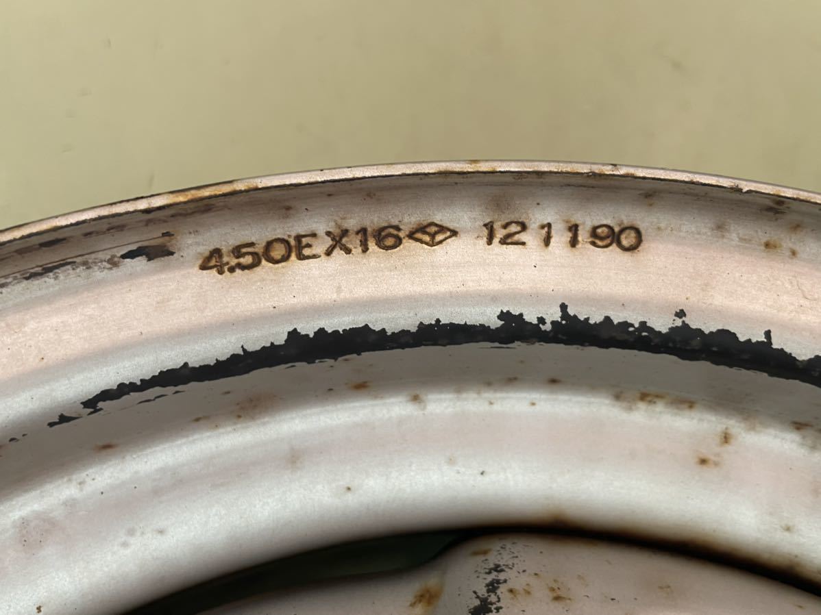 ジムニー SJ30 16インチ 5穴 純正ホイール 4本 16×4.5J PCD139.7 純正 SUZUKI スズキ 4.5J5HPCD139.7 SJ10 スチールホイール 純正ホイール（スチール） 公式通販