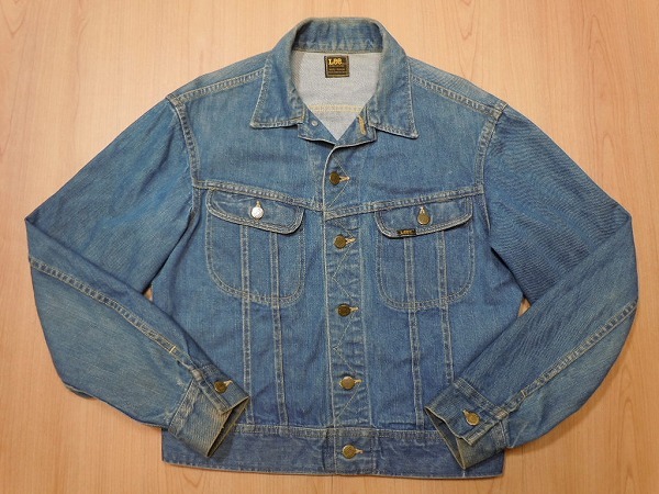 70s 80s USA製 Lee★ジージャン デニムジャケット 古着★Mくらい 38くらい★c