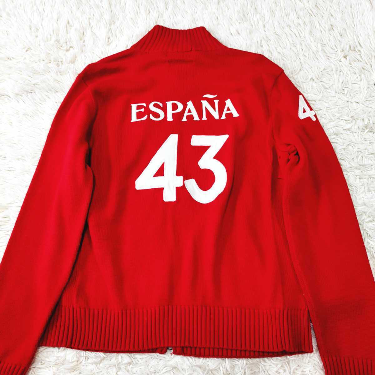 美品 ポロラルフローレン POLO RALPH LAUREN ジップアップニット 
