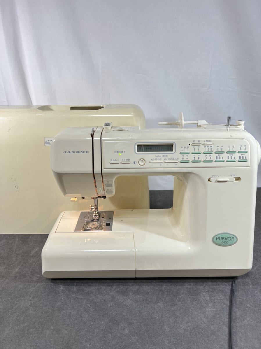 JANOME ジャノメミシン PURVOA6450 model 840型 中古現状品】(ジャノメ 