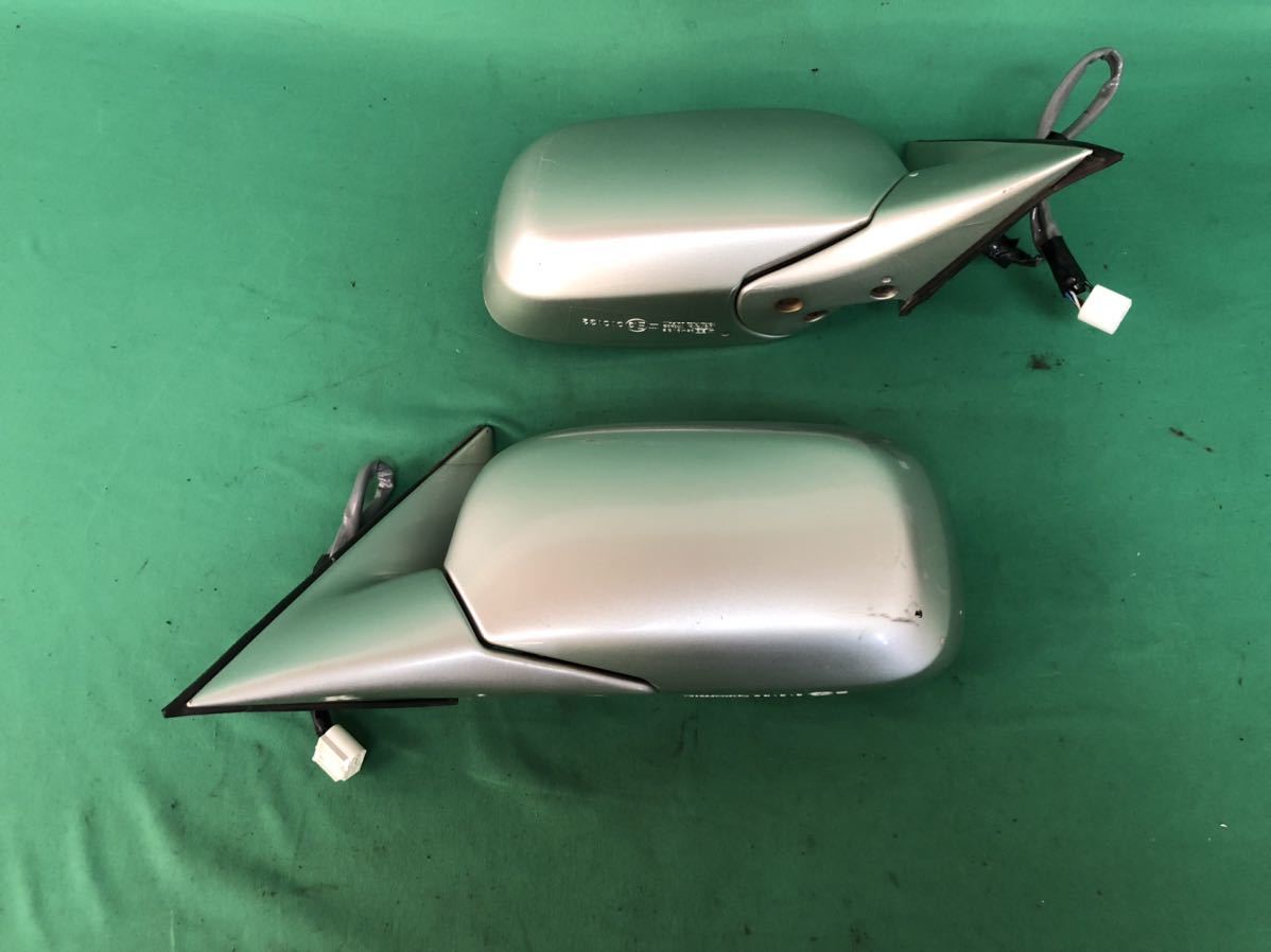 MW200 中古 クラウン エステート JZS175W 平成12年6月 純正 ドアミラー サイドミラー 左右 セット カラー シルバー 1C0 動作保証 010132