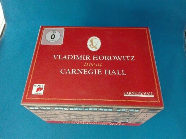 Carnegie Vladimir Horowitz Hall Live - at At 0 CD +DVD Boxset Sony