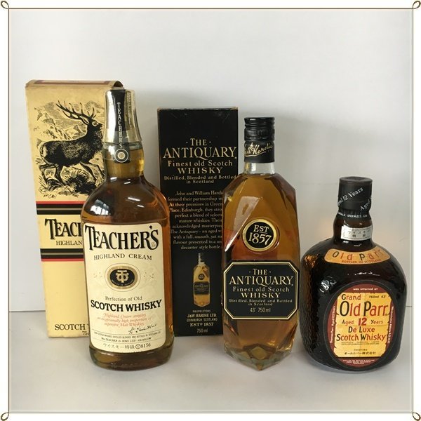 12年 オールドパー ウイスキー 750ml Old 3本セット Parr デラックス