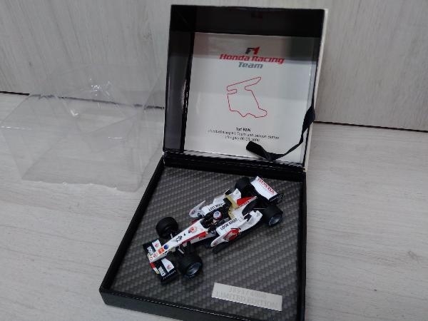  ミニカー HONDA RACING TEAM 1st WIN Honda RacingF1 Car Hungary 2006 1/43スケール Jenson Button model 箱ヤケあり(レーシングカー)｜売買されたオークション情報、yahooの商品情報をアーカイブ公開 - オークファン レーシングカー