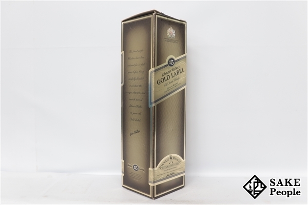 ◇注目! ジョニーウォーカー 15年 ゴールドラベル 旧ボトル 750ml 43