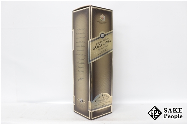 ◇注目! ジョニーウォーカー 15年 ゴールドラベル 旧ボトル 750ml 43