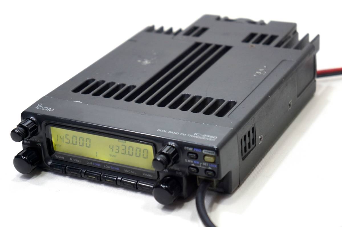 ICOM アイコム デュアルバンド IC-2350 - IC-2350J Yahoo!オークション