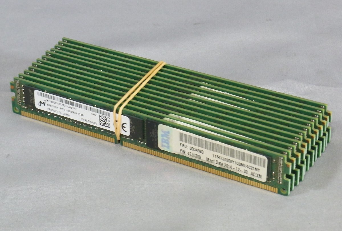 LRDIMM Samsung 32GB DDR3 1866MHz ECC 12枚 NEMIX RAM 32GB (1X32GB
