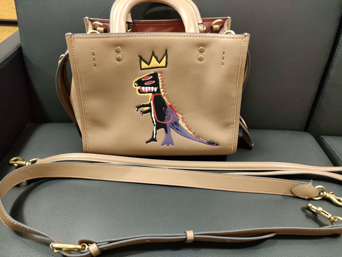 2110 COACH コーチ ローグ25 バスキア C6889 グラブタンレザー 3WAY 