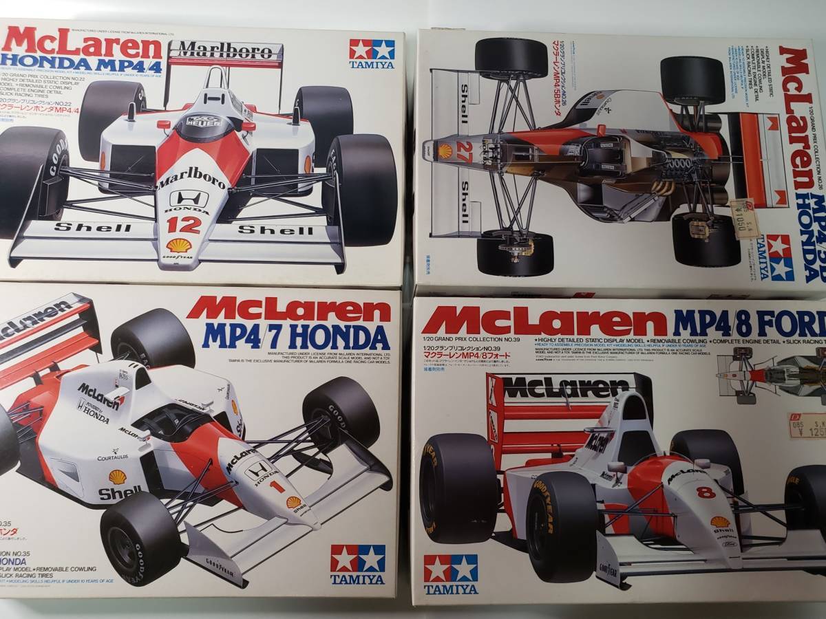 セール，新品 マクラーレン MP4/4 MP4/5B MP4/7 MP4/8 プラモデル 予備デカール付き(フォーミュラ)｜売買されたオークション情報、yahooの商品情報をアーカイブ公開 - オークファン フォーミュラ